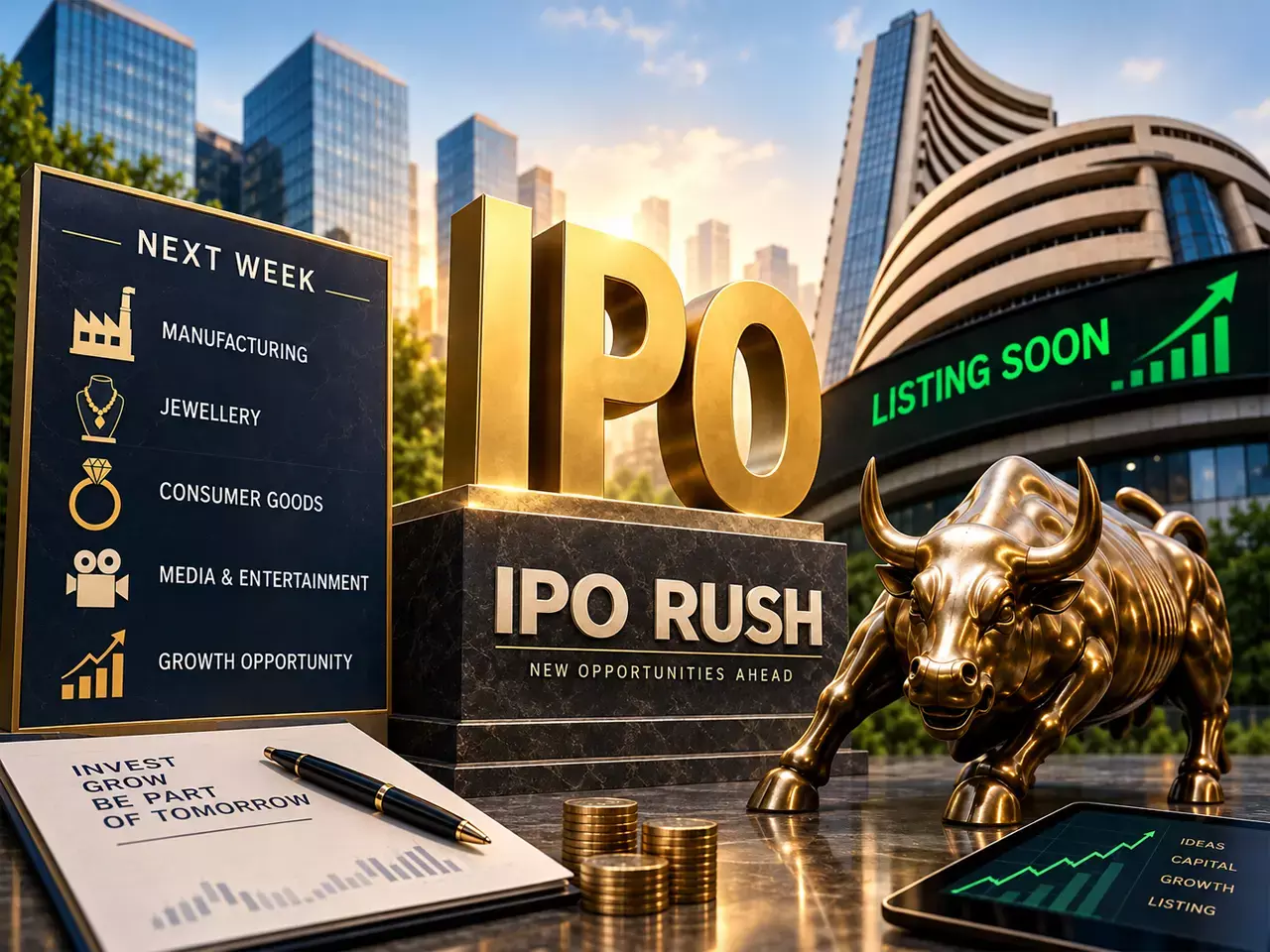 renewed activity in the ipo market, five companies aim to raise ₹2,600 crore