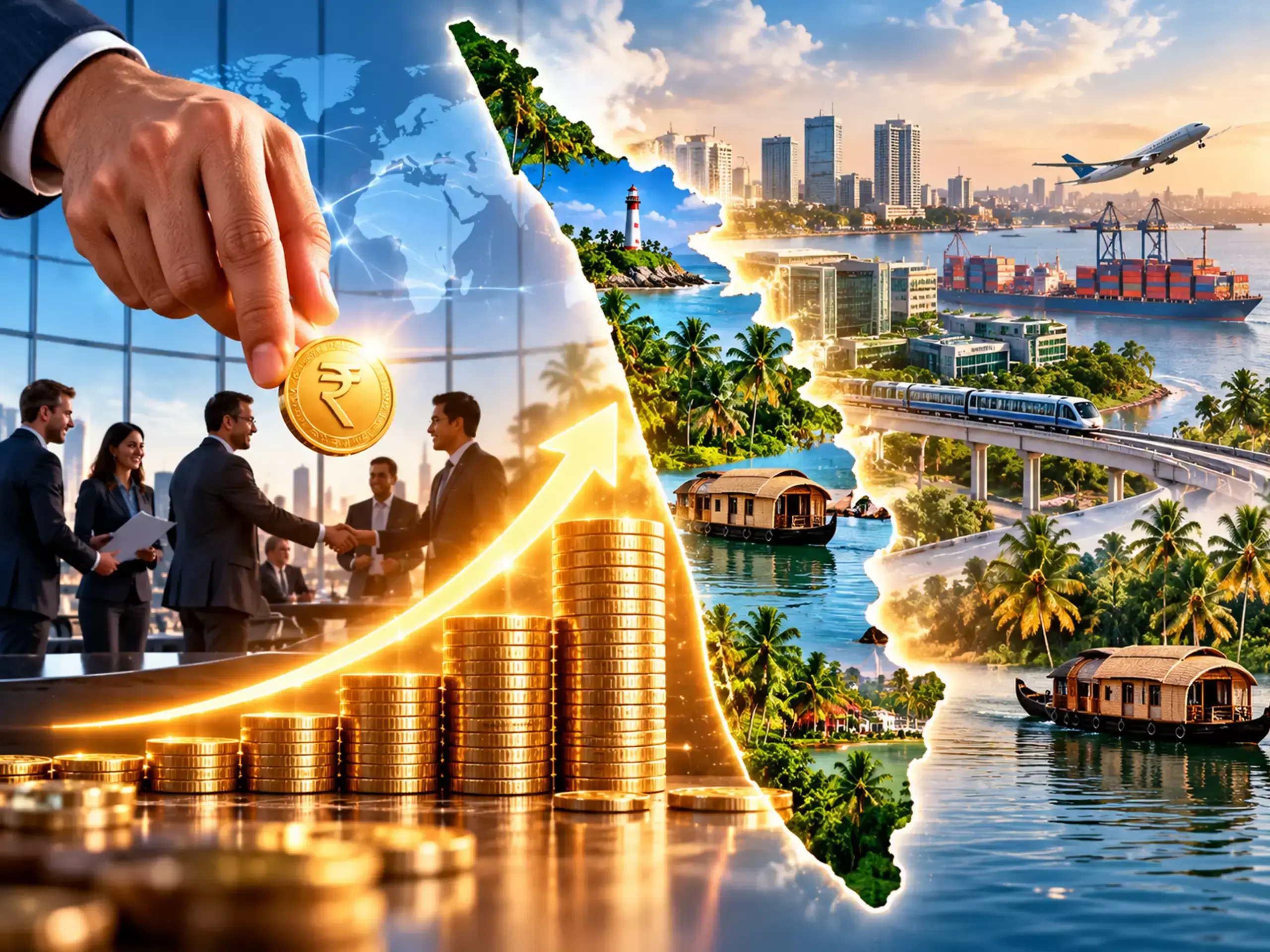 3 മാസം, ₹4,646 കോടി! കേരളത്തിന് FDI കുതിപ്പ് 3 മാസം, ₹4,646 കോടി! കേരളത്തിന് FDI കുതിപ്പ്