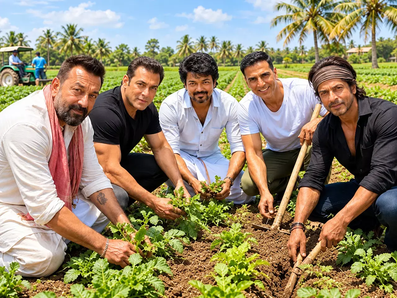 film stars have a passion for farming, is farming truly the goal