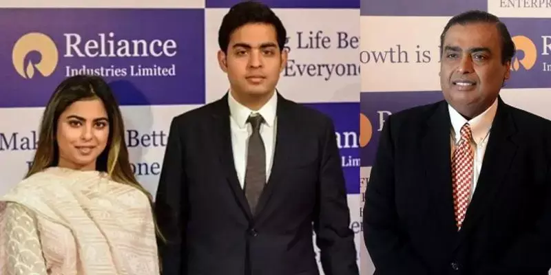 റിലയന്‍സ് സാമ്രാജ്യം: റീട്ടെയില്‍ ബിസിനസ് ഇഷ നയിക്കും, ജിയോ ആകാശ് അംബാനിയും