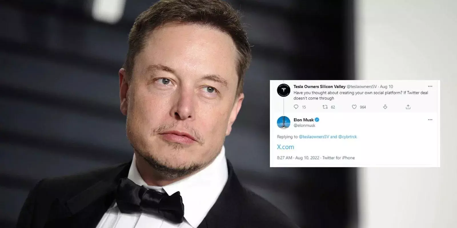 ട്വിറ്റര്‍  കൈവിട്ടു പോയി, എക്‌സ്‌ഡോട്ട്‌കോമിനെ പൊടി തട്ടിയെടുത്ത് മസ്‌ക്