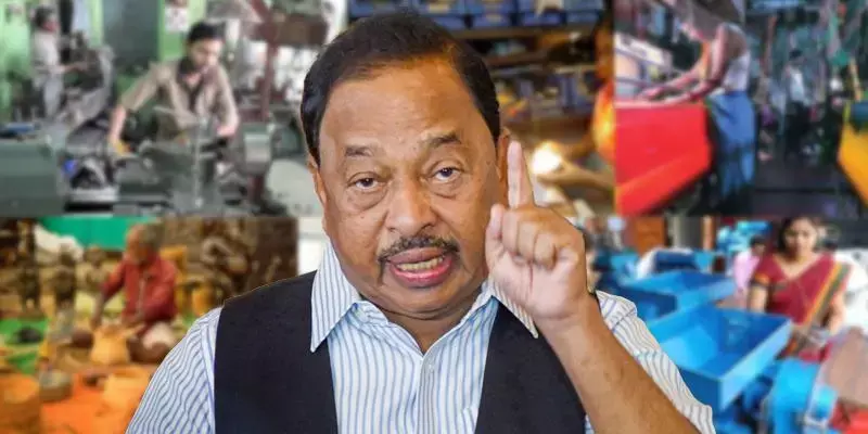 എംഎസ്എംഇ ഇടപാടുകൾ വേഗത്തിലാക്കണം: കേന്ദ്രമന്ത്രി റാണെ