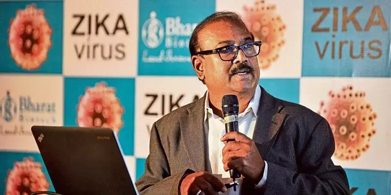 ശാസ്ത്രത്തോടള്ള അഭിനിവേശമാണ് കോവാക്സിന് പ്രേരകമായത്: കൃഷ്ണ എല്ല