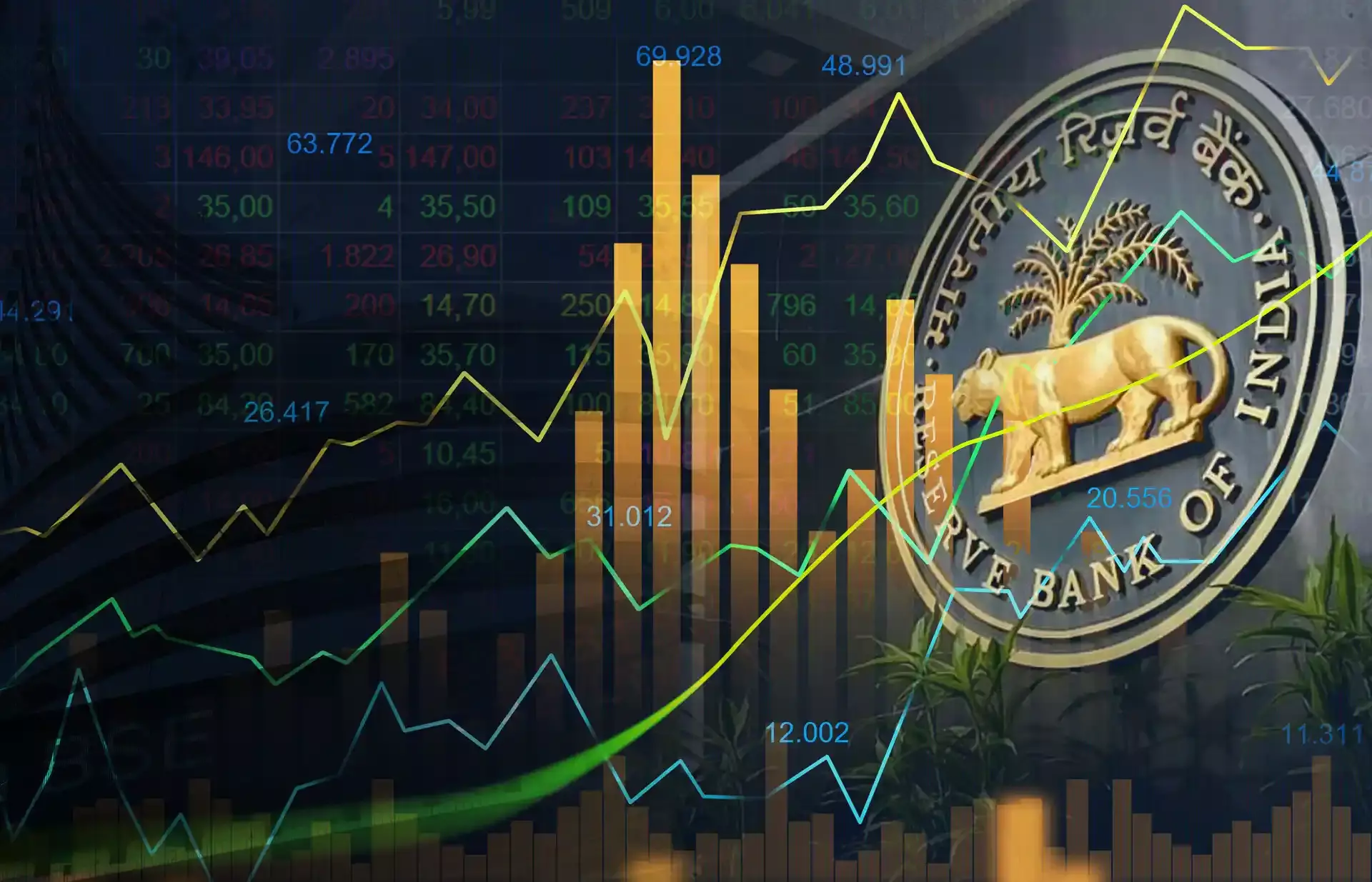 ആർ ബി ഐ തീരുമാനം പ്രതീക്ഷിച്ചു നിക്ഷേപകർ ആർ ബി ഐ തീരുമാനം പ്രതീക്ഷിച്ചു നിക്ഷേപകർ