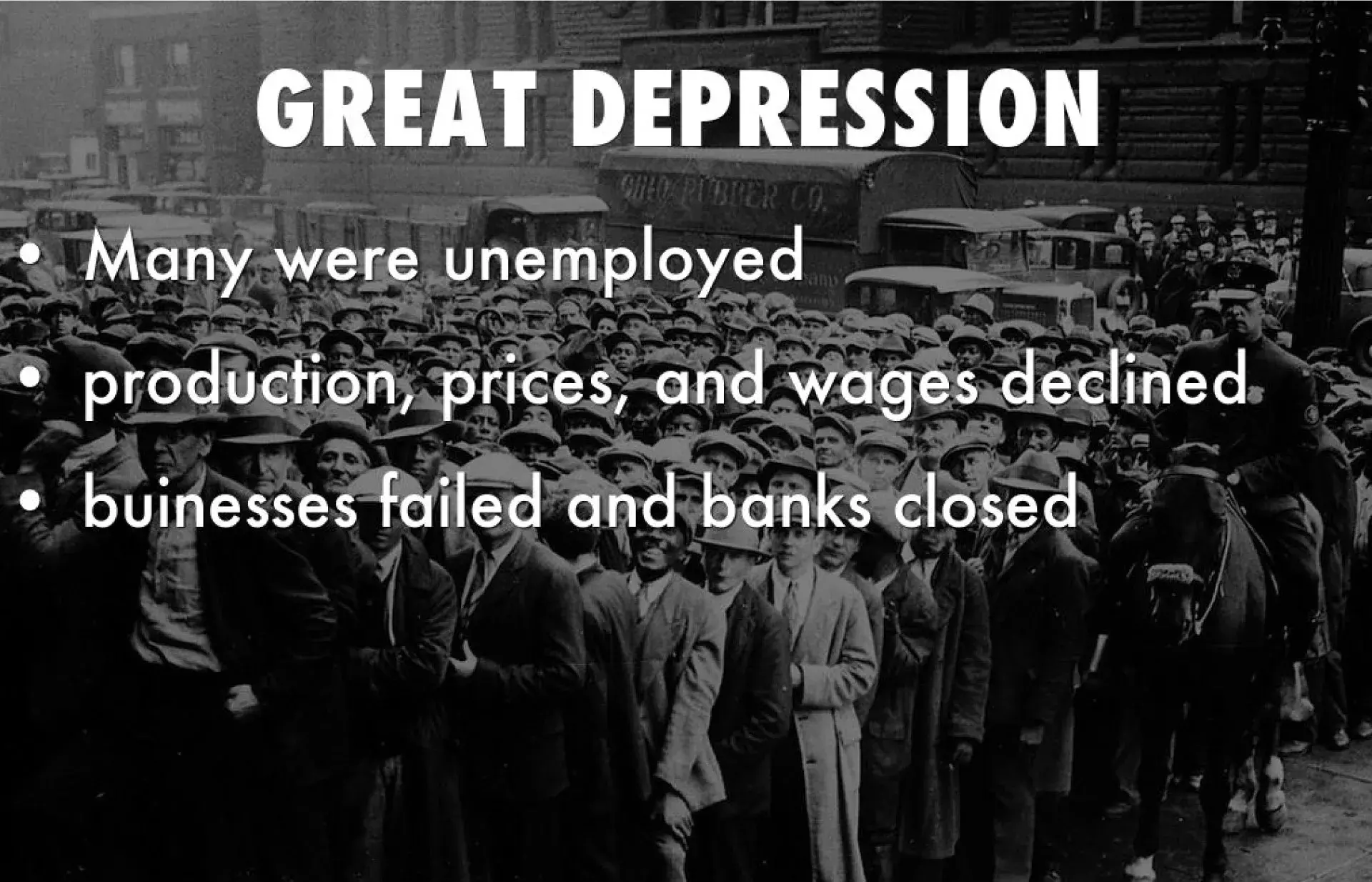 ഗ്രേറ്റ് ഡിപ്രഷന്‍