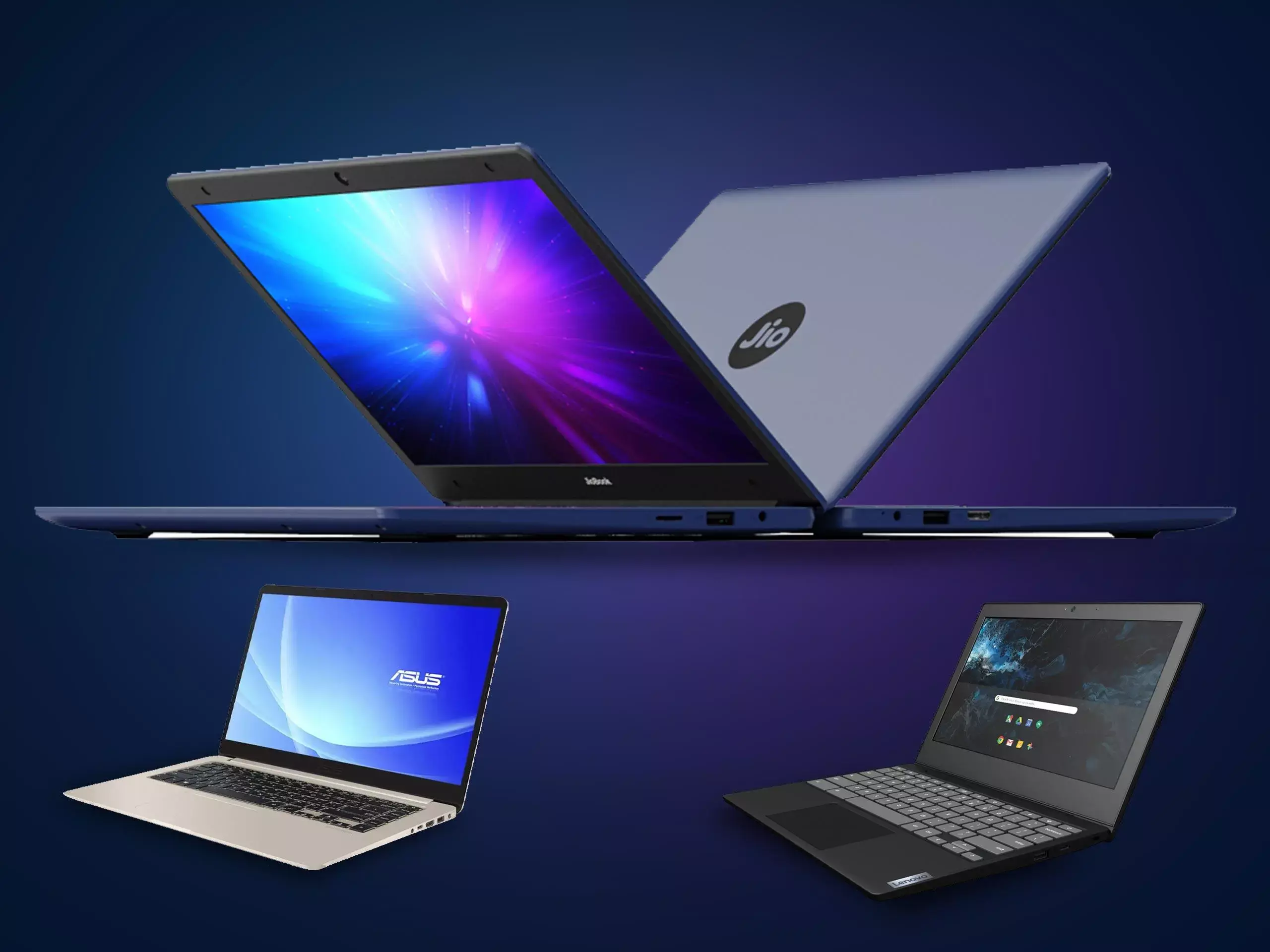 ജിയോബുക്ക് കളത്തിലെത്തി, കച്ചമുറുക്കി അസൂസും, എയ്‌സറും