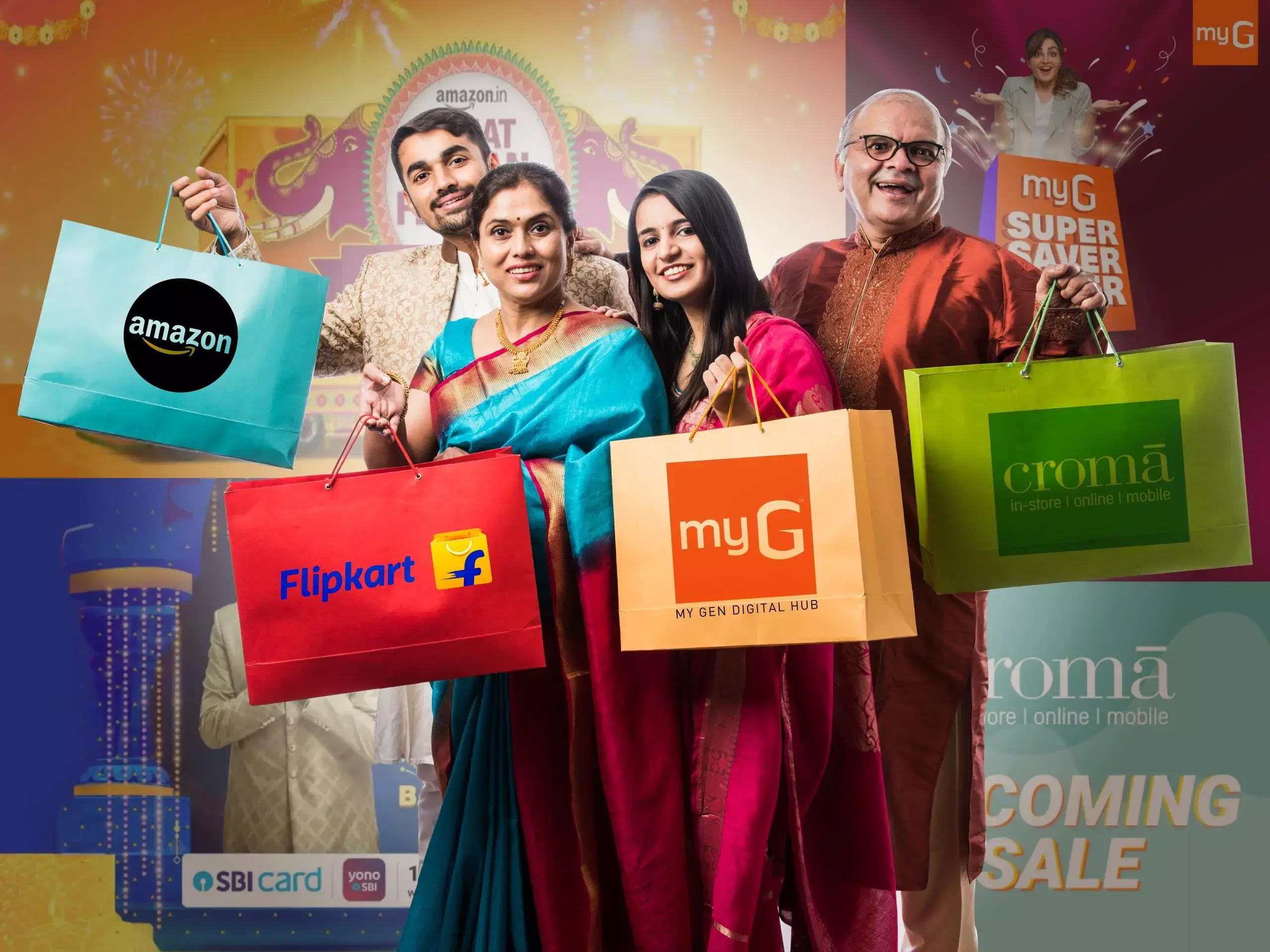 വമ്പൻ ദീപാവലി ഓഫറുകളുമായി ഓൺലൈൻ/ ഓഫ്‌ലൈൻ പ്ലാറ്റ്ഫോമുകൾ