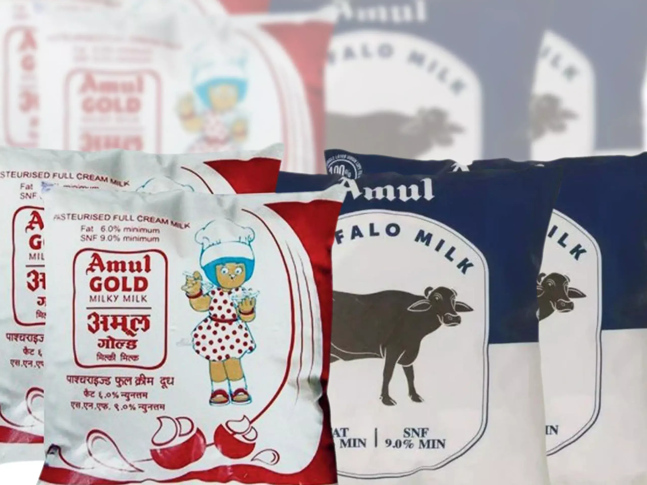  അമുൽ ഗോൾഡിന്റെയും, എരുമ പാലിന്റെയും വില  രണ്ട് രൂപ കൂട്ടി