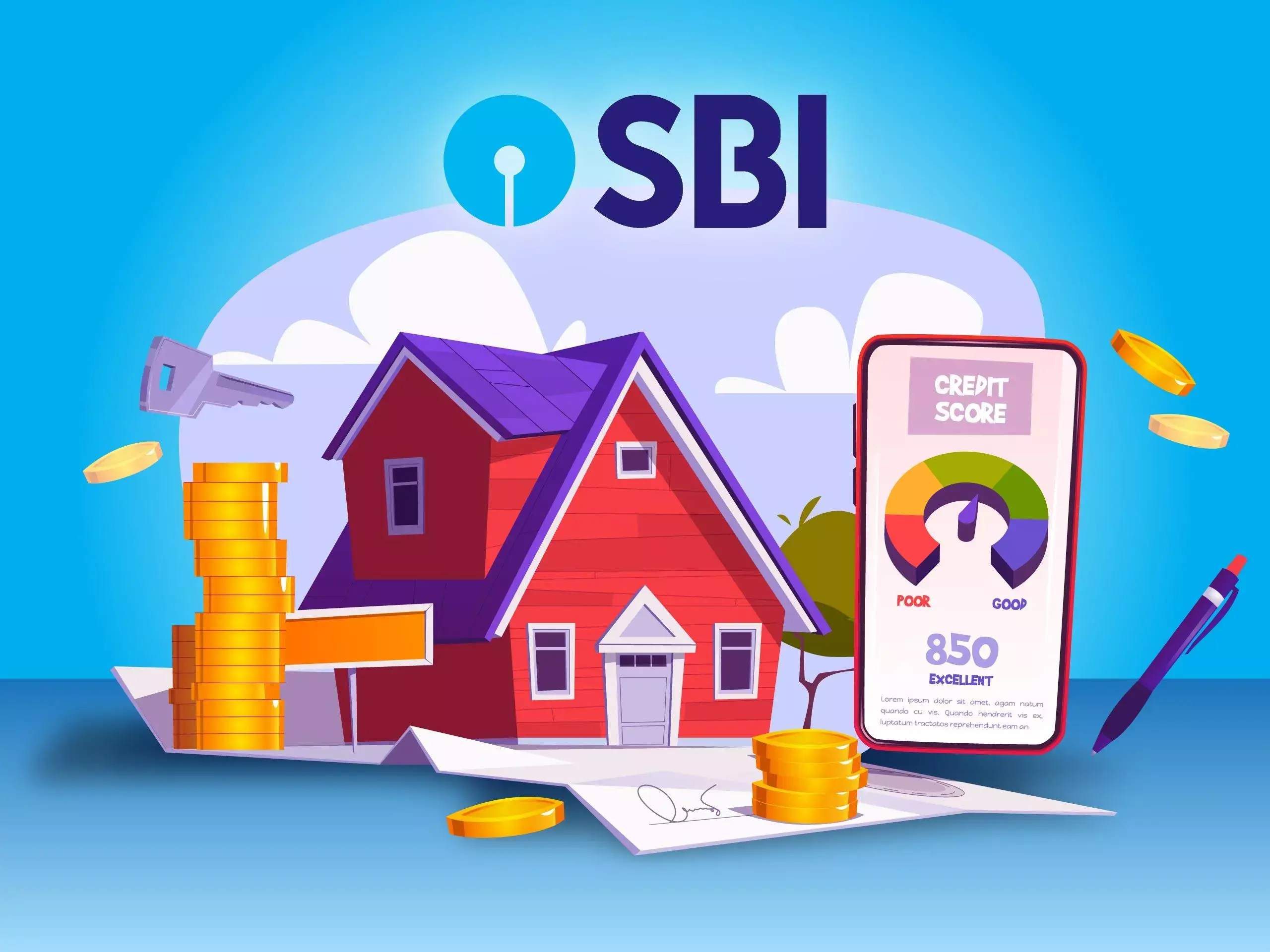 സിബില്‍ സ്‌കോര്‍ നോക്കൂ,  എസ്ബിഐ ഭവന വായ്പകളിൽ പലിശ ഇളവ് നേടൂ