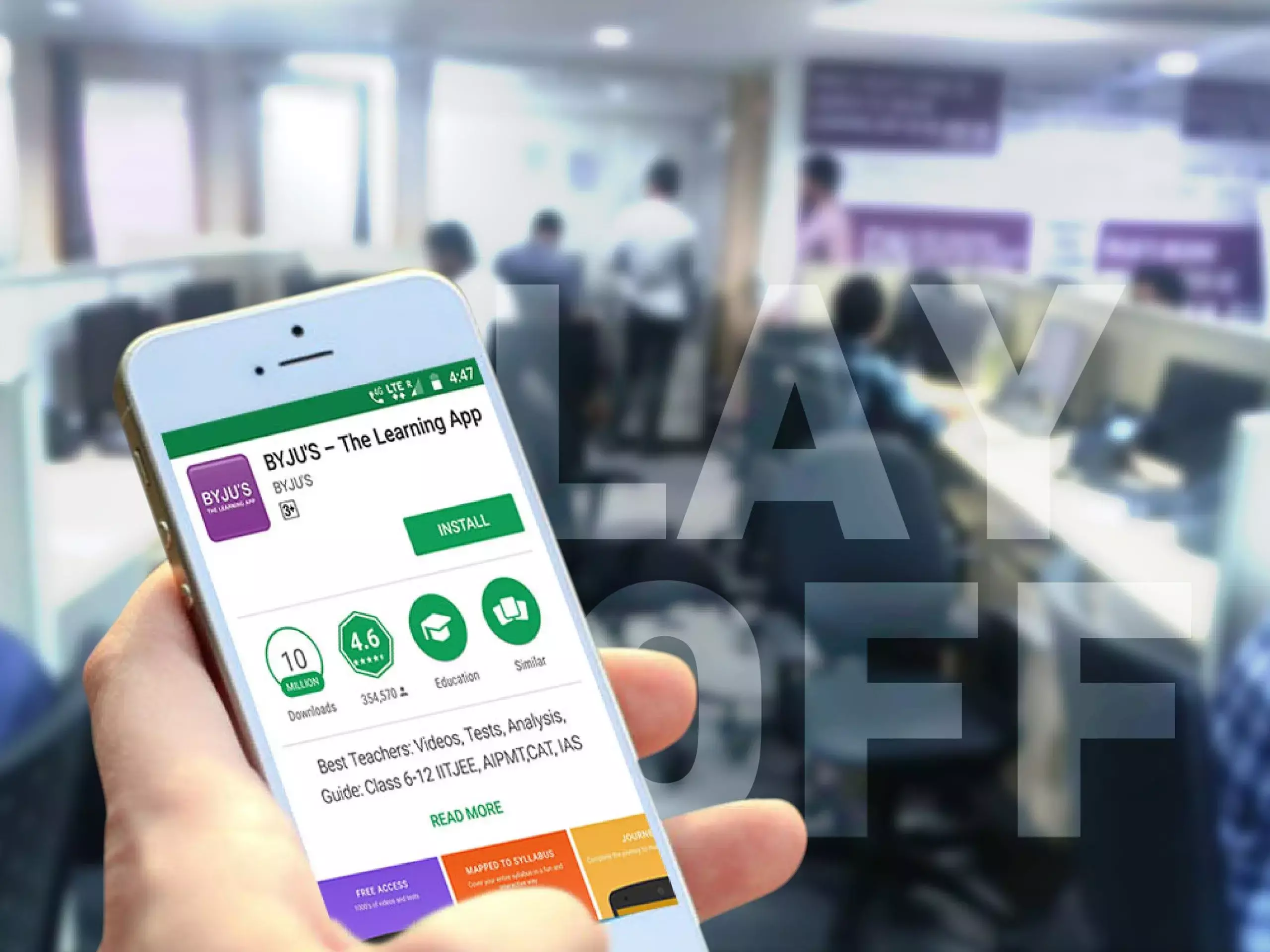 5% ജീവനക്കാരെ പിരിച്ച് വിടാനൊരുങ്ങി ബൈജൂസ്, 10,000 പേരെ നിയമിക്കും