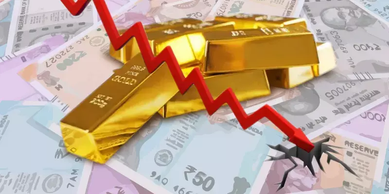 സ്വര്‍ണവിലയില്‍ ഇടിവ്: രൂപയും തളര്‍ച്ചയില്‍ തന്നെ