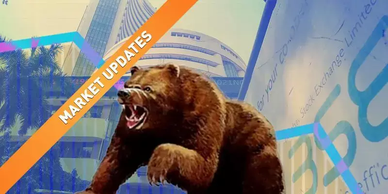 തുടർച്ചയായി മൂന്നാം ദിവസവും വിപണി നഷ്ടത്തില്‍; ബാങ്ക് നിഫ്റ്റിയും തകർന്നു