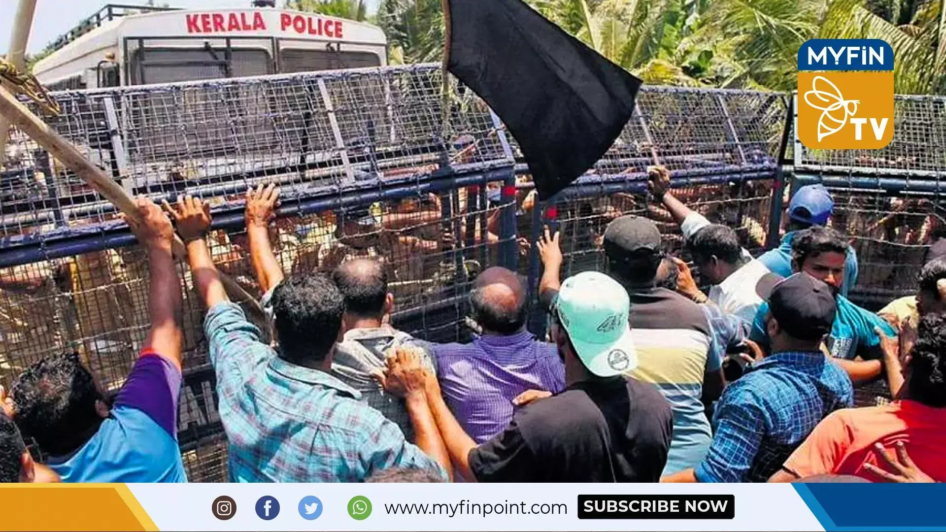 മൂന്നാം ദിവസവും വിഴിഞ്ഞത്ത് പ്രതിഷേധം കനക്കുന്നു