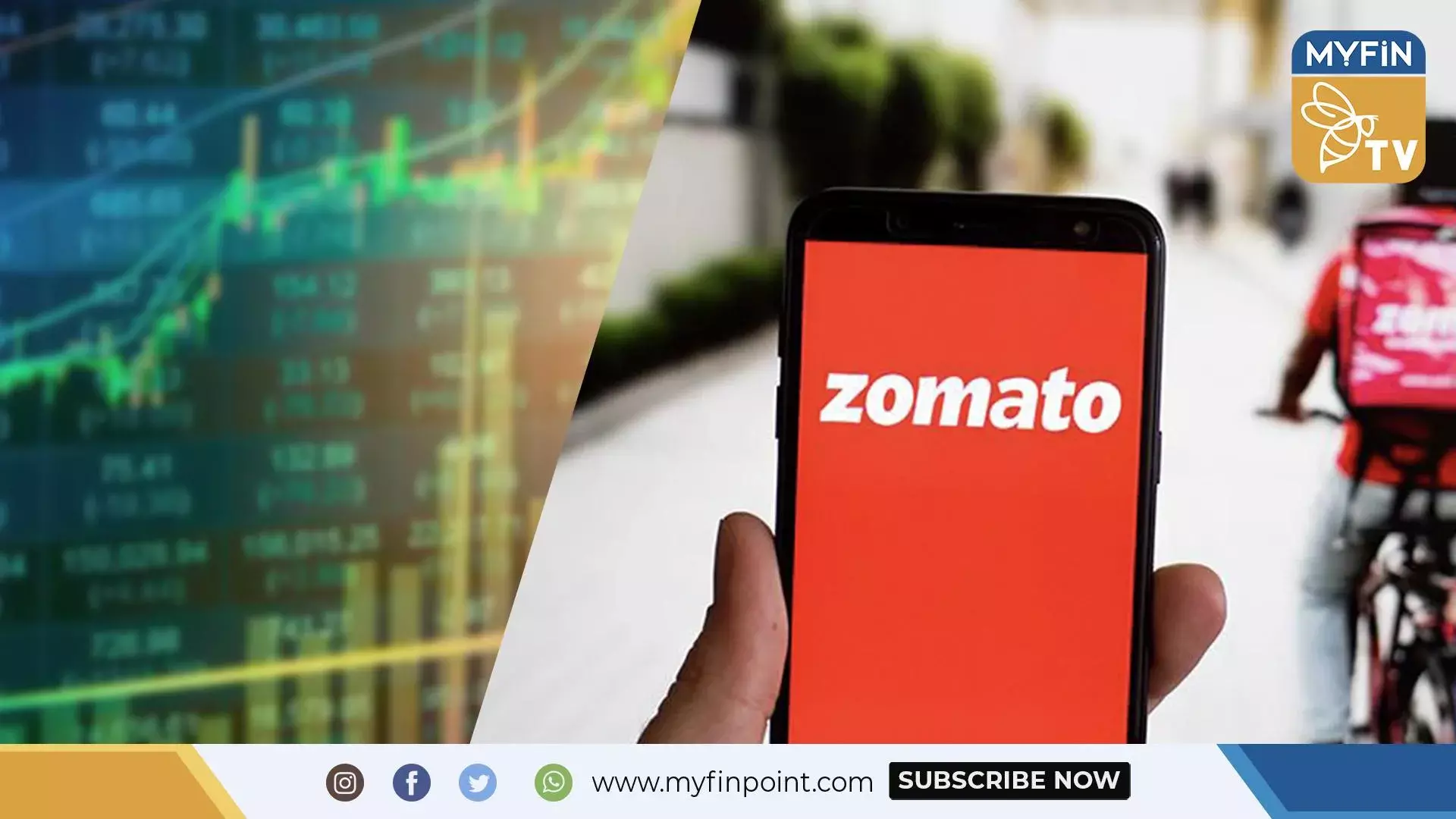 സൊമാറ്റോയുടെ ഓഹരികൾ 7.5 ശതമാനം ഇടിഞ്ഞ്  ഒരു ഷെയറിന് 61 രൂപയിലെത്തി