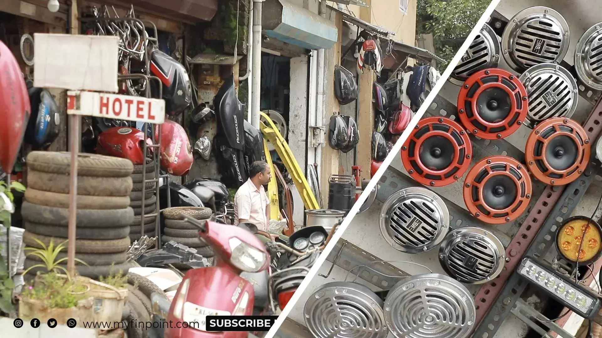 മോട്ടോർ വാഹനങ്ങളുടെ സ്പെയർ പാർട്സ് മാത്രം വിൽക്കുന്നൊരു തെരുവ്