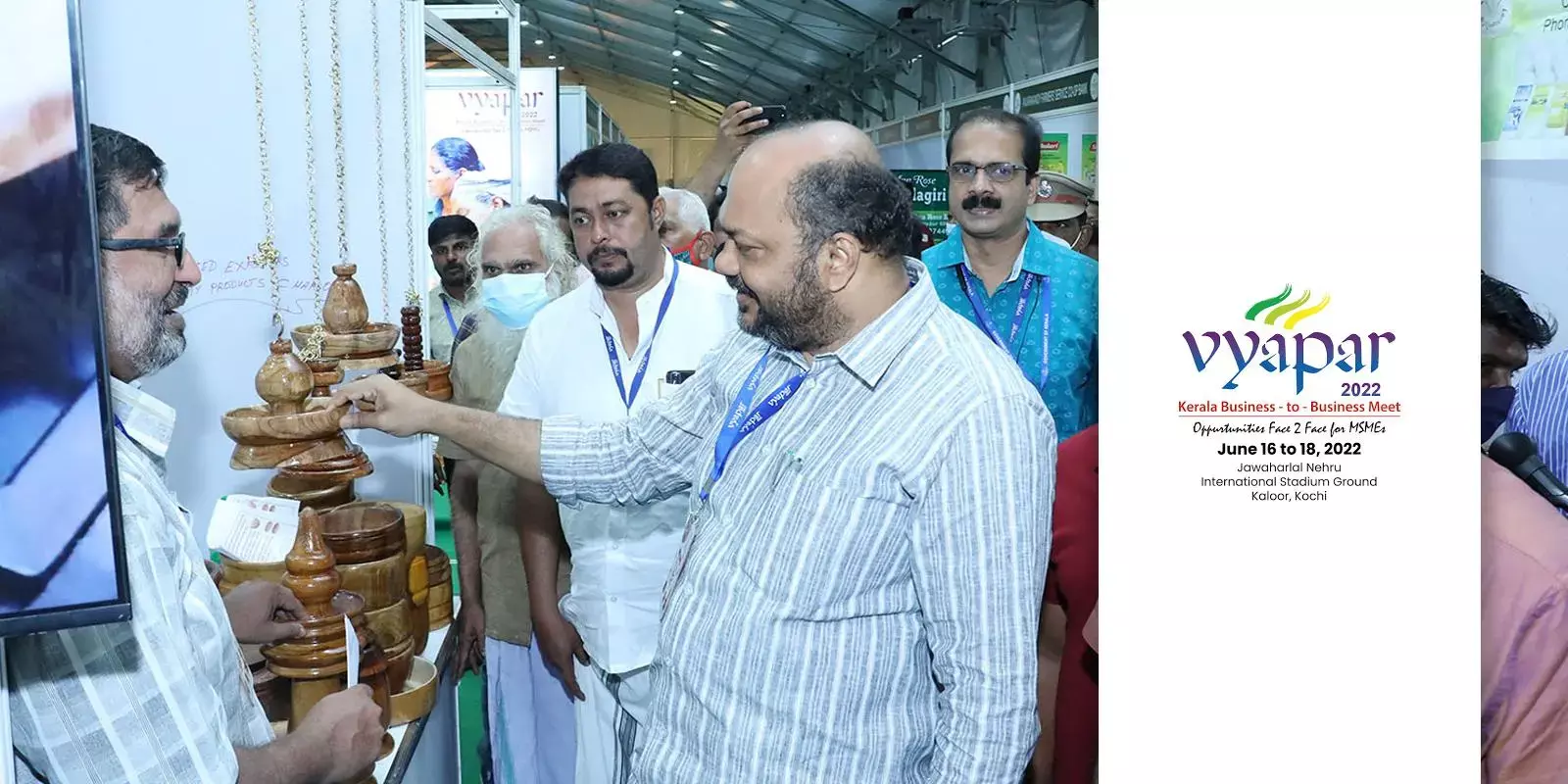 105 കോടി രൂപയുടെ ഇടപാടുകള്ക്ക് അവസരമൊരുക്കി വ്യാപാര് 2022 105 കോടി രൂപയുടെ ഇടപാടുകള്ക്ക് അവസരമൊരുക്കി വ്യാപാര് 2022