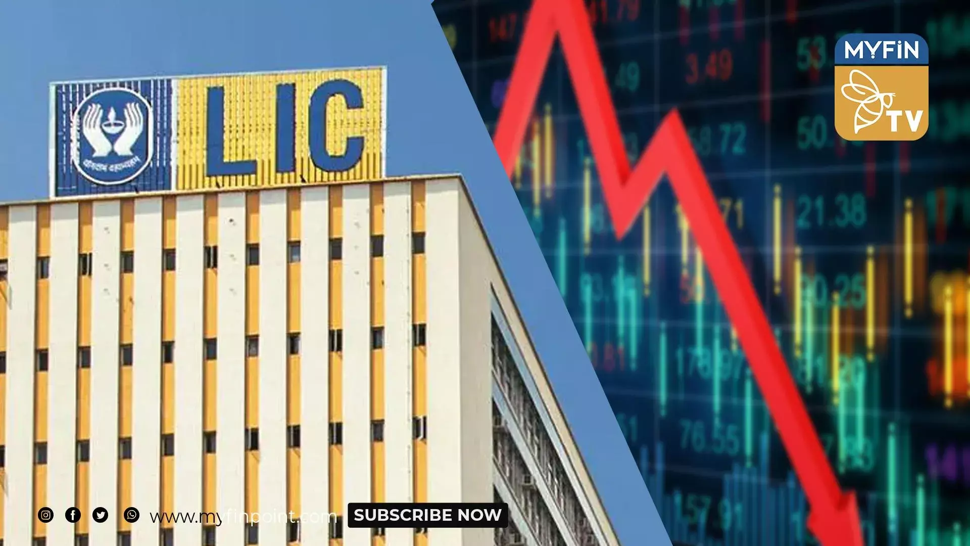 800 രൂപയിലും താഴെയായി എല്‍ഐസി ഓഹരികള്‍