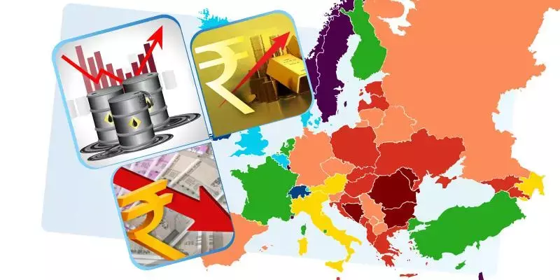 കർക്കശ നിലപാടിൽ യൂറോപ്പ്, ക്രൂഡ് വില റെക്കോഡിലേക്ക്, രൂപയും സ്വര്‍ണവും തളര്‍ച്ചയില്‍