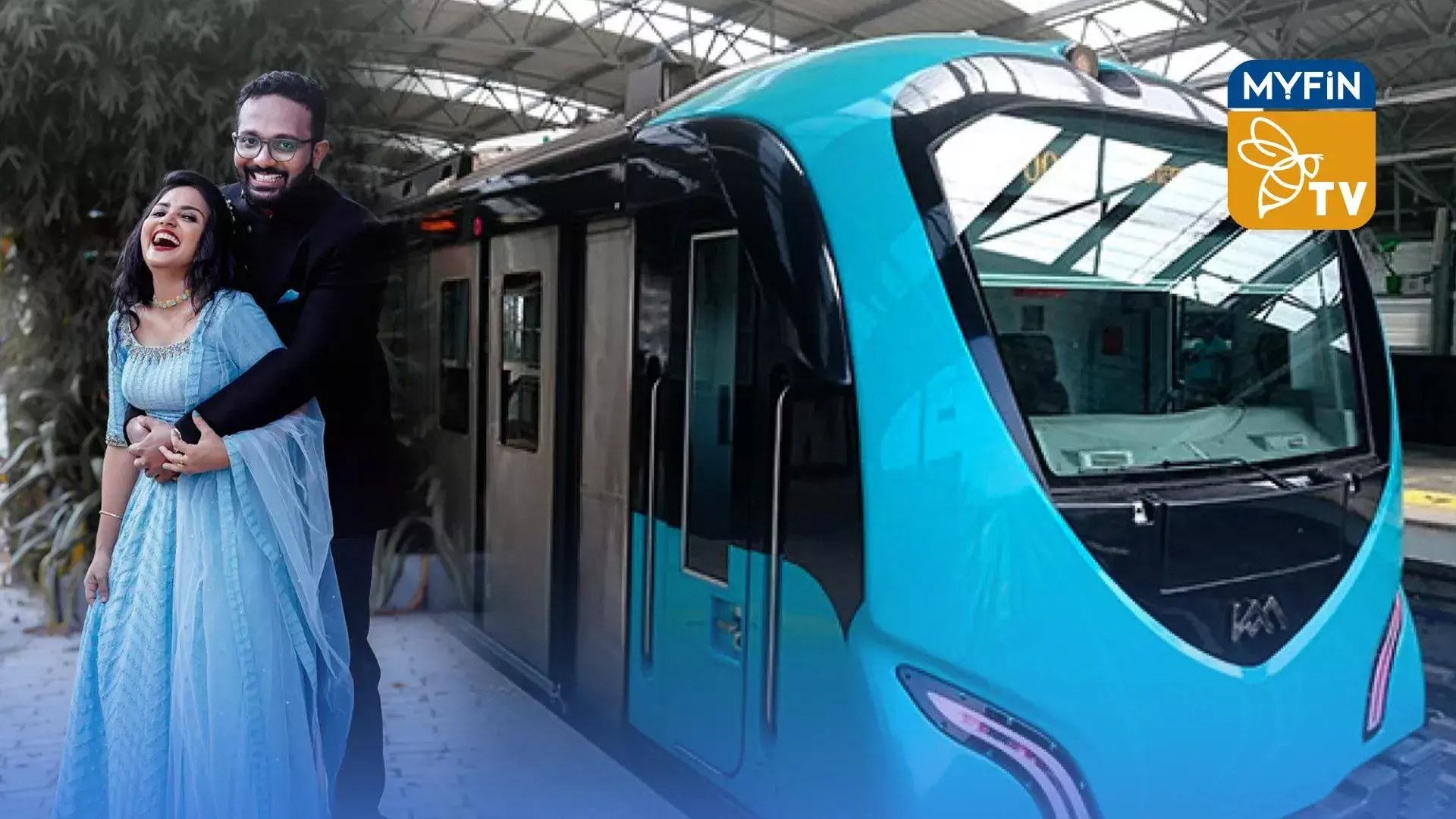 മെട്രോ ട്രെയിനിൽ ഇനി കല്യാണ ഫോട്ടോഷൂട്ടും നടത്താം