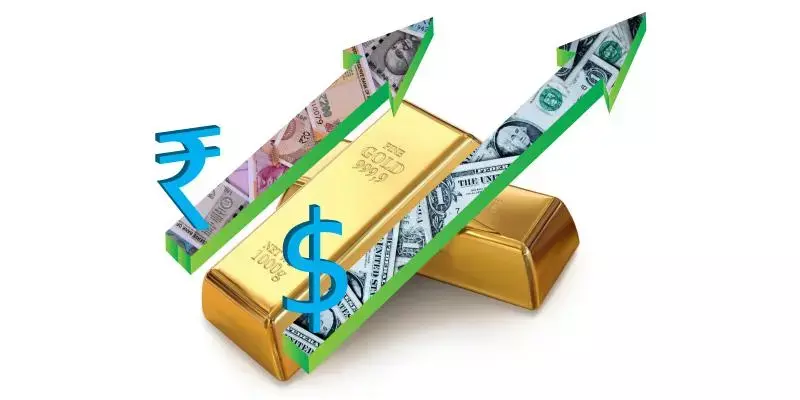 ഇടിവിനിടയിലും സ്വര്‍ണത്തിന് ചെറുതിളക്കം : പവന് 240 രൂപ വര്‍ധന, ഡോളര്‍ റെക്കോര്‍ഡില്‍