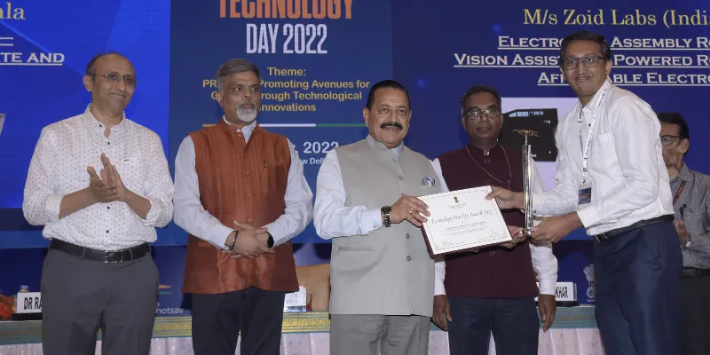 കെഎസ് യുഎം സ്റ്റാര്‍ട്ടപ്പായ സോയിഡ് ലാബ്സിന് ദേശീയ സാങ്കേതിക പുരസ്ക്കാരം