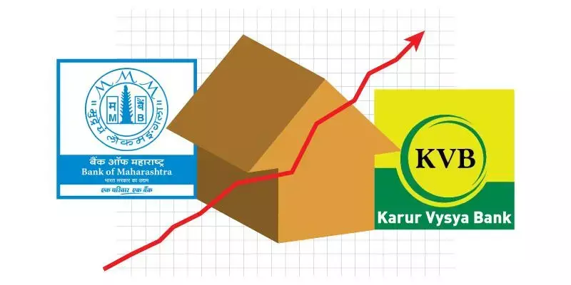 നിരക്ക് വര്‍ധിപ്പിച്ച് ബാങ്ക് ഓഫ് മഹാരാഷ്ട്രയും കരൂര്‍ വൈശ്യ ബാങ്കും