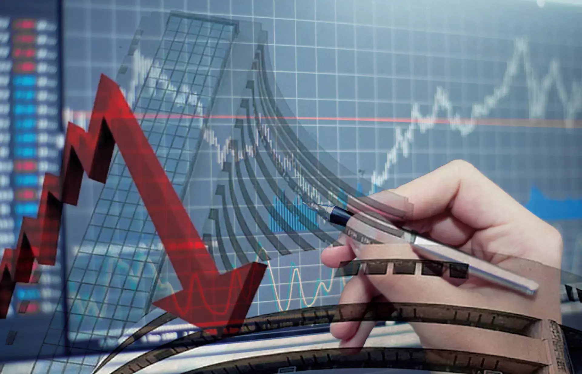 തകര്‍ച്ചയോടെ തുടക്കം: സെന്‍സെക്സ് 1,186 പോയിന്റ് ഇടിഞ്ഞു, നിഫ്റ്റി 17,160 ലെവലില്‍