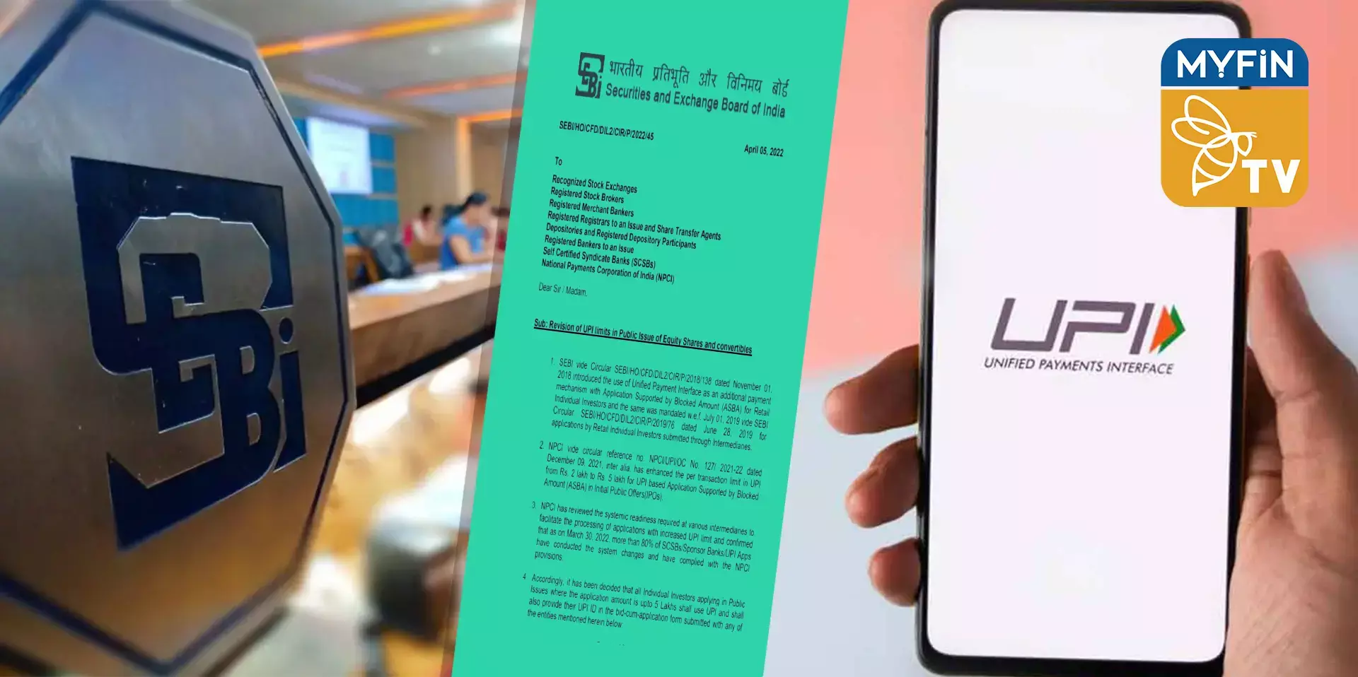 യുപിഐ പേയ്‌മെൻ്റിൻ്റെ പരിധി ഉയർത്തി സെബി