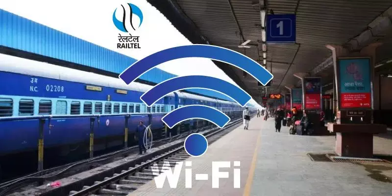 രാജ്യത്തെ 6100 സ്റ്റേഷനുകളില്‍ സൌജന്യ  വൈഫൈ