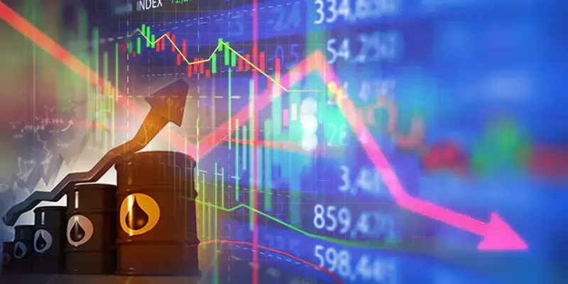 എണ്ണ വില 130 ഡോളർ, കുത്തനെ  ഇടിഞ്ഞ് സെൻസെക്‌സും നിഫ്റ്റിയും