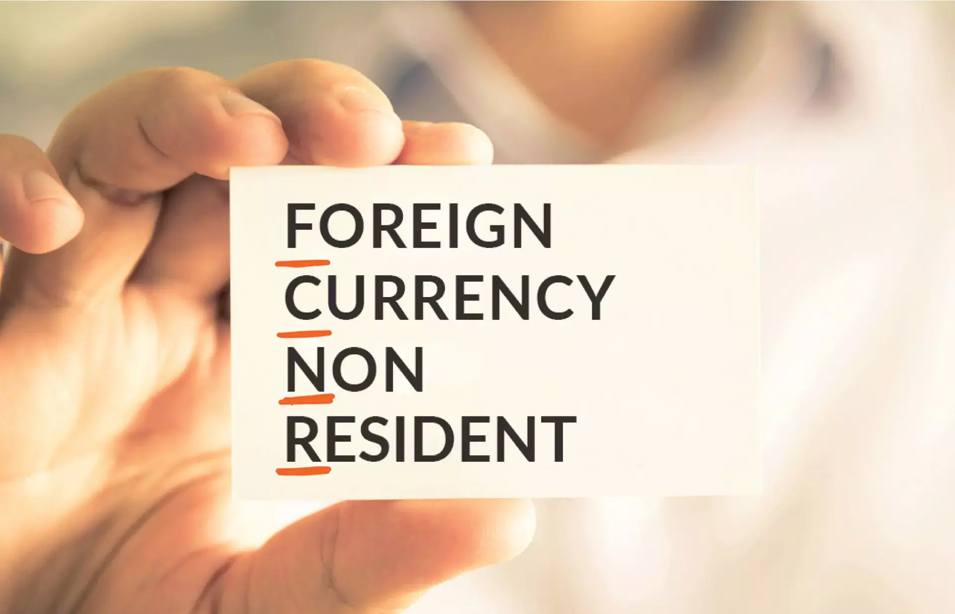 എന്താണ് എഫ് സി എന്‍ ആര്‍ അക്കൗണ്ട്?