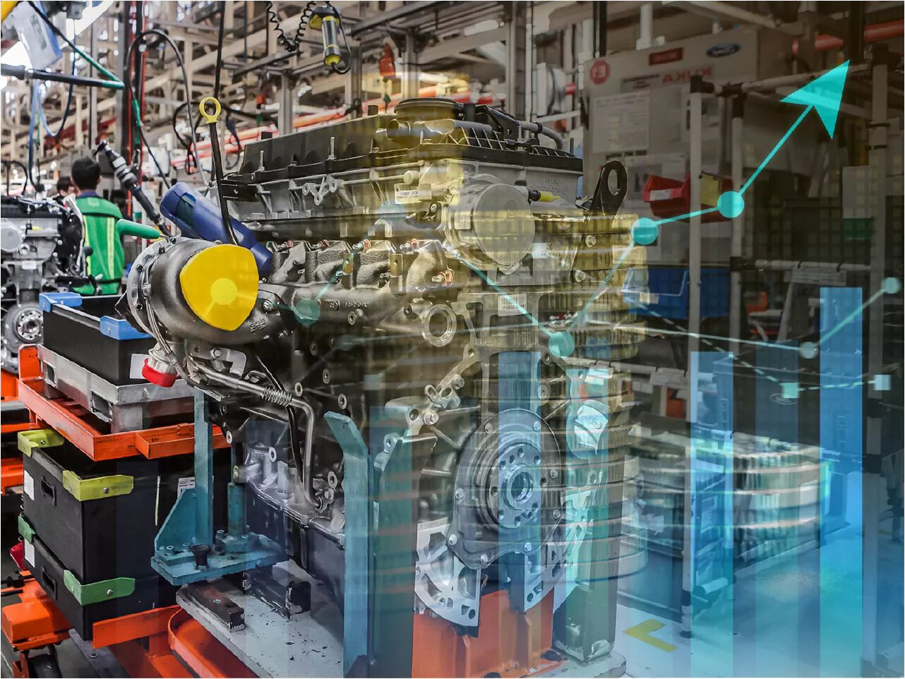 inflation has come down and industrial production has picked up